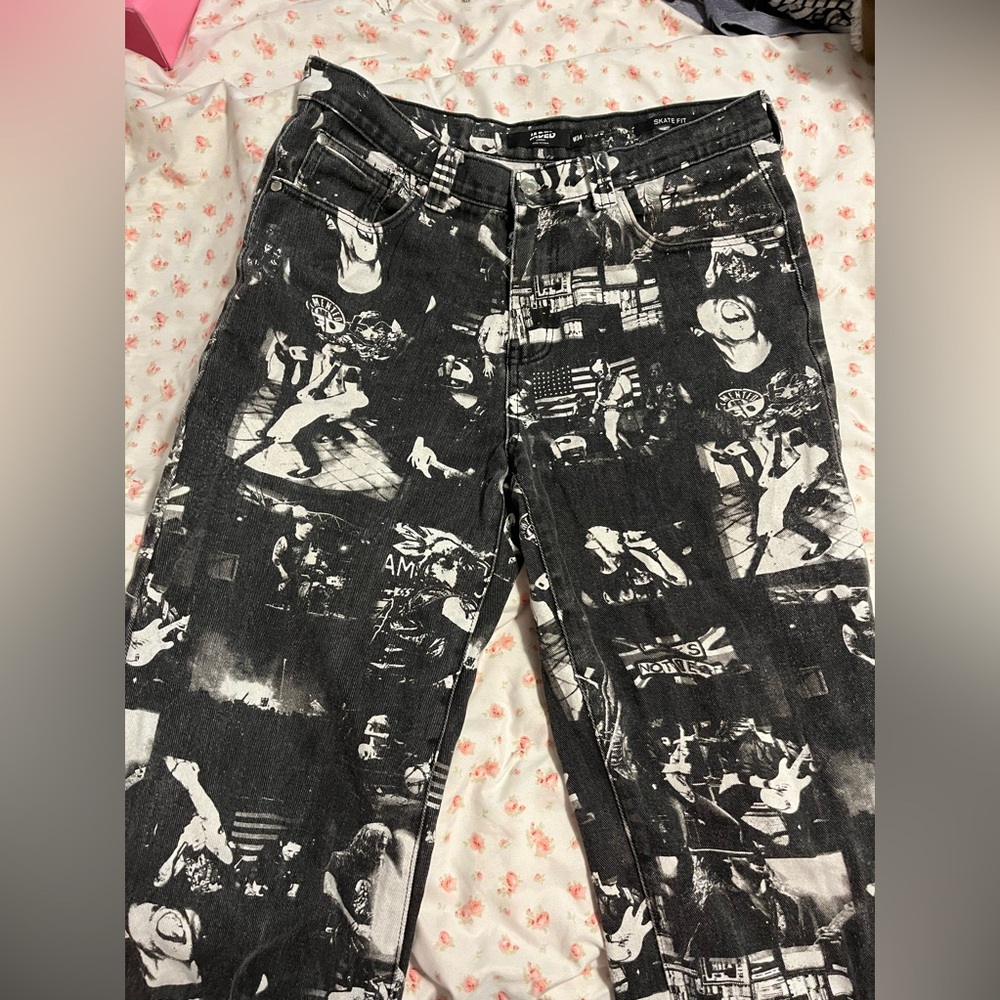 Jaded London Punk Rock Photographic Print Skate Jean. Great condition. Size 34.